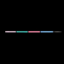 WALDHAUSEN Rênes caoutchouc couleurs éducatives Rainbow -< Accessoires De Bridon Cheval