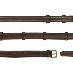 DYON Rênes de bride cheval tout cuir 7 arrêtoirs Working Collection - Dy'on< Accessoires De Bridon Cheval