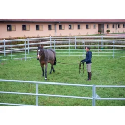 LA GEE Rond de longe cheval acier galvanisé panel 3 mètres - La Gée< Matériel De Prairie