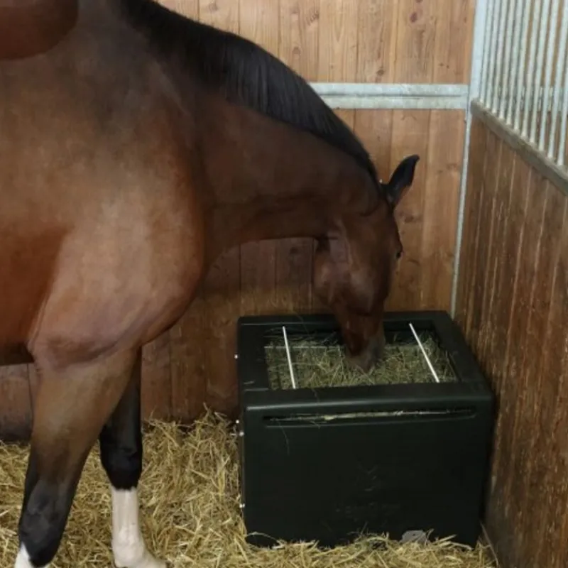 STABLE PRO Râtelier à foin anti-poussière Haybox< Matériel De Prairie|Râtelier Foin Chevaux