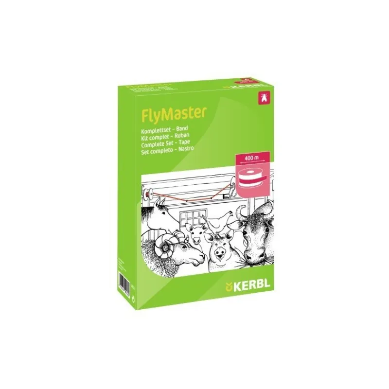 STABLE PRO Ruban attrape mouches 400 m FlyMaster< Entretien Boxes|Piège Anti-Insecte Cheval