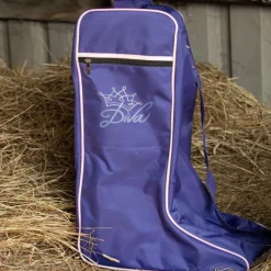 HARRY'S HORSE Sac à bottes équitation Diva violet -< Bagagerie Du Cavalier|Semelles Et Accessoires