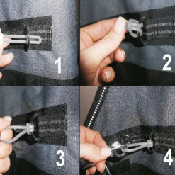 WALDHAUSEN Safe Gum élastiques de sécurité pour couvertures -< Accessoires Entretien Couvertures|Chemises D'Écurie