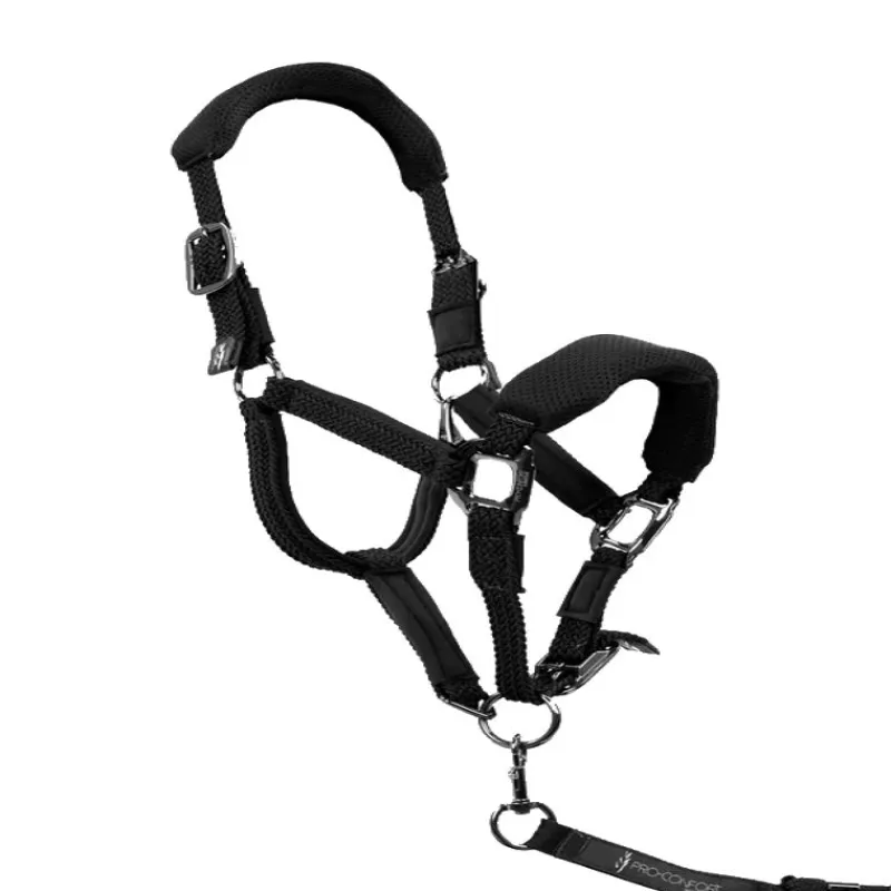 PRO-CONFORT HORSEWEAR Set licol + longe cheval mesh ergonomique Dorai -< Longes|Licols