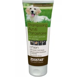 ZOOSTAR Shampoing antiparasitaire et répulsif chien -< Soins Et Toilettage Chien