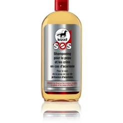 LEOVET Shampoing cheval SOS Skin Care acariens, parasites et dermite -< Shampoing Cheval