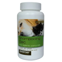 ZOOSTAR Shampoing sec en poudre chien et chat -< Soins Et Toilettage Chien
