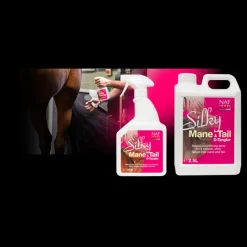NAF Silky démêlant lustrant cheval -< Lustrant Démêlant Pour Chevaux