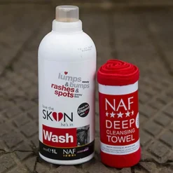 NAF Skin Wash peau endommagée -< Shampoing Cheval|Dermite Estivale Cheval