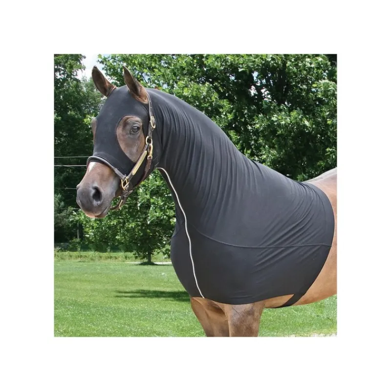 STABLE PRO Slicker cheval couvre-tête mi-saison< Accessoires Pansage|Protections De Transport