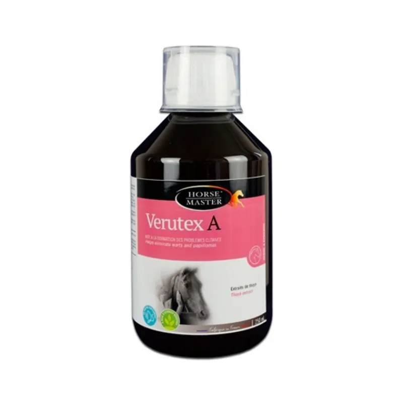 HORSE MASTER Solution buvable verrues 250 ml Verutex A -< Sarcoïdes Et Verrues|Complément Peau Cheval