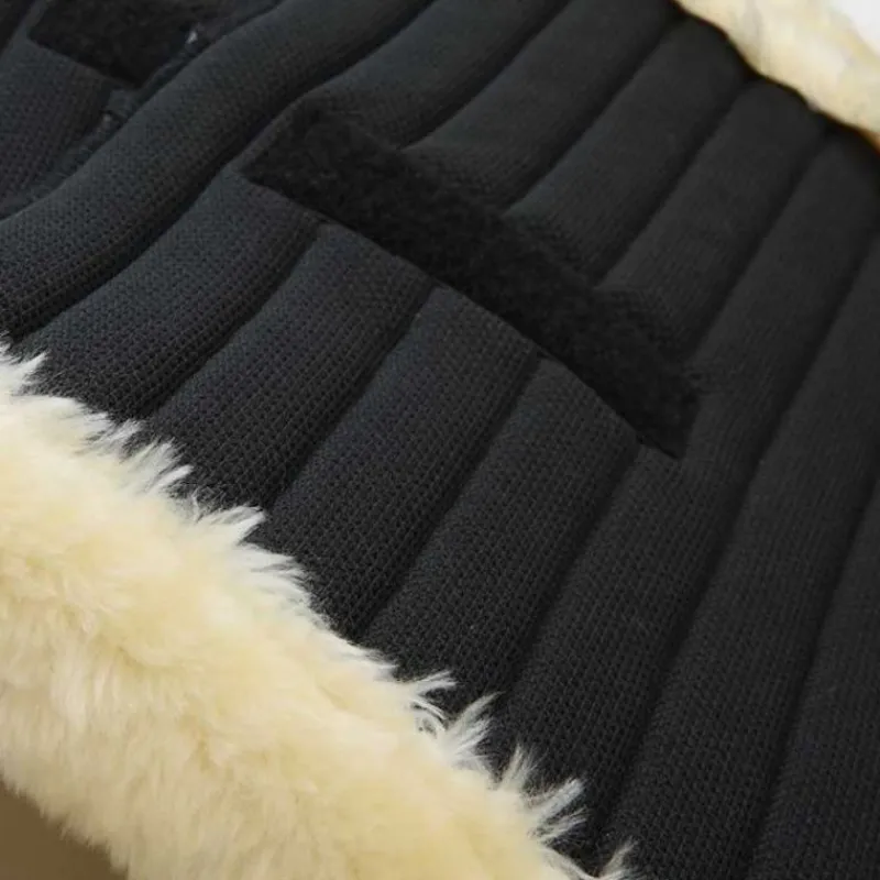 KAVALKADE Sous bandes cheval respirante bordure mouton synthétique Klimatex -< Protections De Repos
