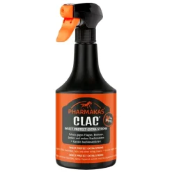 PHARMAKAS Spray anti-mouche cheval Clac Insect Protect Extra Strong -< Spray Anti-Mouche Et Anti-Insectes Cheval