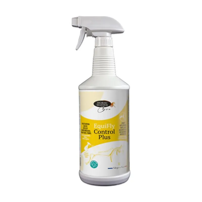 HORSE MASTER Spray anti-mouche cheval Equifly Control Plus 1L -< Spray Anti-Mouche Et Anti-Insectes Cheval