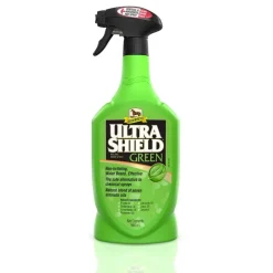 ABSORBINE Spray anti-mouche cheval Ultrashield Green 946ml -< Produit Naturel Anti-Mouche Cheval|Spray Anti-Mouche Et Anti-Insectes Cheval