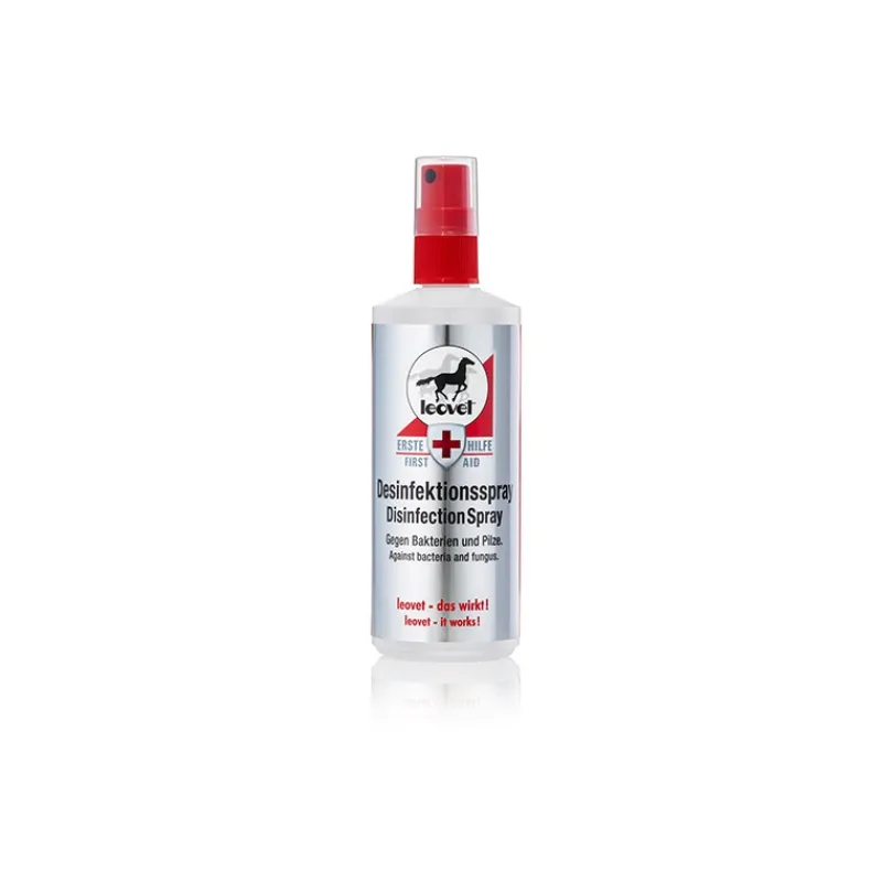 LEOVET Spray désinfectant chevaux 200 ml First Aid -< Désinfectant Et Cicatrisant Cheval|Plaie Cheval
