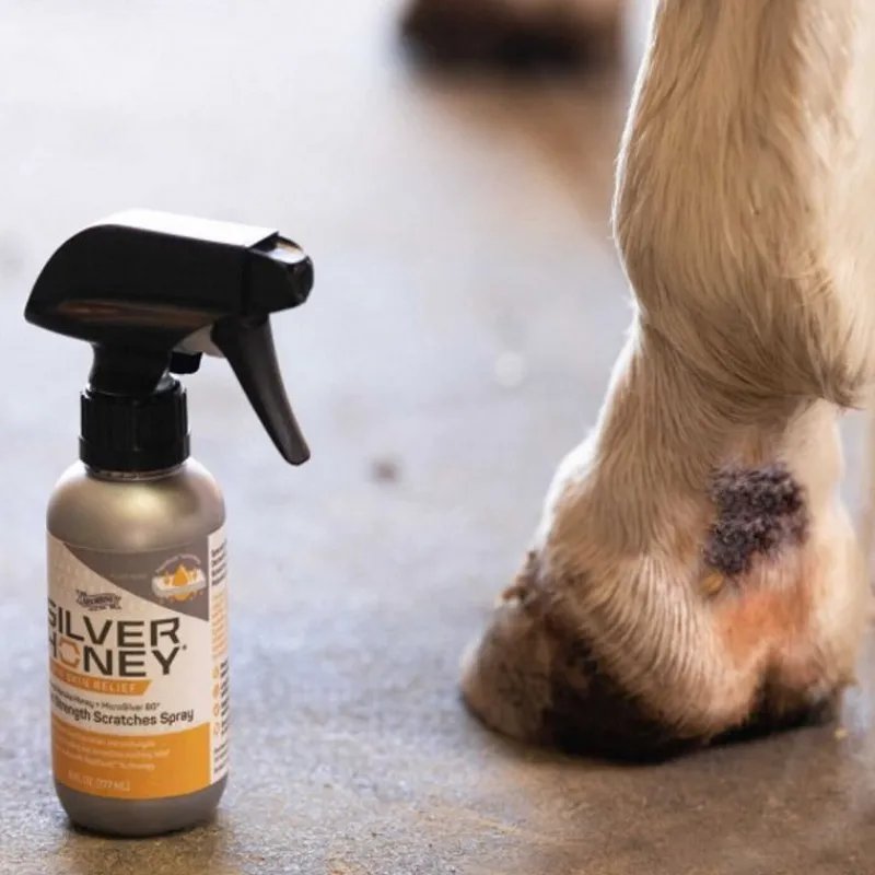 ABSORBINE Spray gale de boue cheval Silver Honey Mud Defense -< Produits Gale De Boue Et Crevasses Cheval