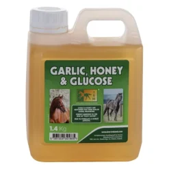 TRM Stimulant appétit chevaux 1,5 kg Ail, miel et glucose - Garlic Syrup -< Cheval Maigre