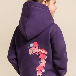 HORSE SPIRIT Sweat à capuche équitation fleurs enfants fille Seoul -< Cavalière Junior