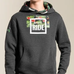 HORSE SPIRIT Sweat à capuche équitation unisexe Helsinki Born To Ride -<Femme Polaires, Sweats Homme|Polaire Et Sweat D'Équitation Femme
