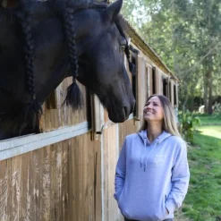 KEVIN STAUT COLLECTION Sweat à capuche équitation Eco-conçu -<Femme Polaires, Sweats Homme|Polaire Et Sweat D'Équitation Femme