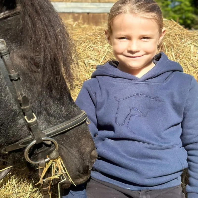 KEVIN STAUT COLLECTION Sweat à capuche équitation enfant -< Cavalier Junior|Cavalière Junior