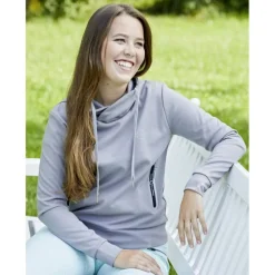 COVALLIERO Sweat col montant Femme Norah -<Femme Polaire Et Sweat D'Équitation Femme
