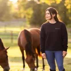 HORSE PILOT Sweat équitation Femme Mérinos -<Femme Equipement Froid Et Pluie|Cavalière Urbaine