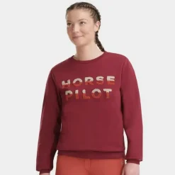 HORSE PILOT Sweat équitation Femme Team -<Femme Accessoires Lifestyle Équitation|Cavalière Urbaine