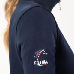 HARCOUR Sweat zippé équitation Femme Baloubeth France -<Femme Polaire Et Sweat D'Équitation Femme