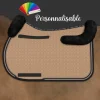 MATTES Tapis de selle cheval avec amortisseur en mouton intégré personnalisable -< Amortisseurs De Dos Cheval|Tapis De Dressage