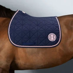 HARCOUR Tapis de selle cheval Suze Octobre Rose -< Tapis De Selle Classiques