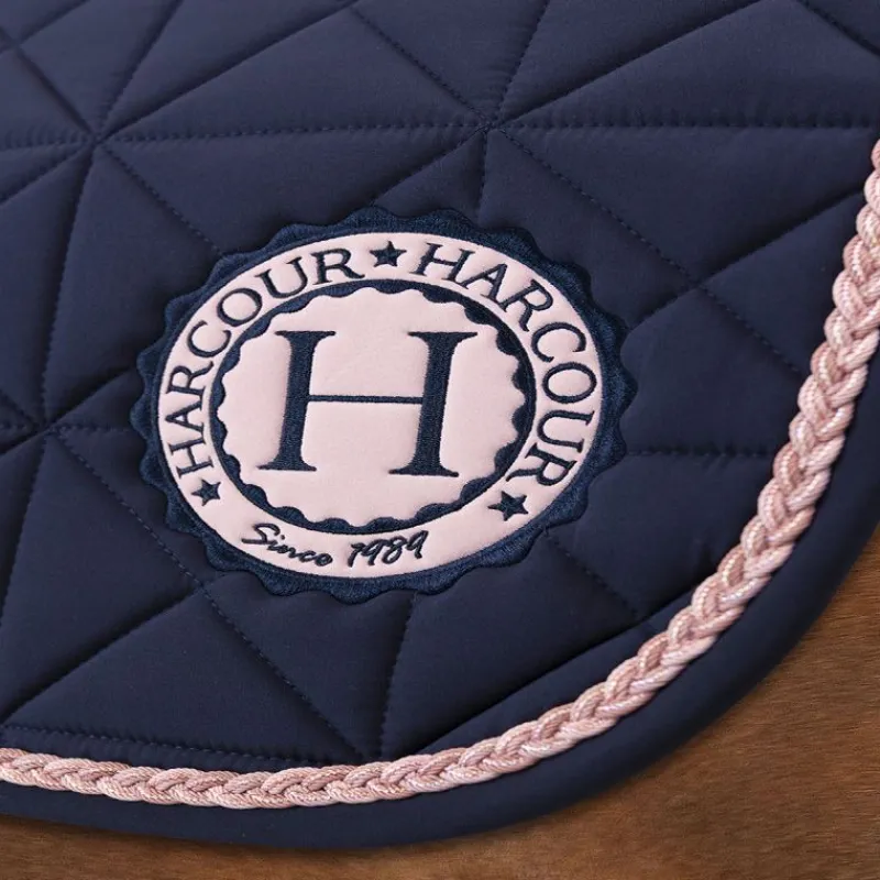 HARCOUR Tapis de selle cheval Suze Octobre Rose -< Tapis De Selle Classiques
