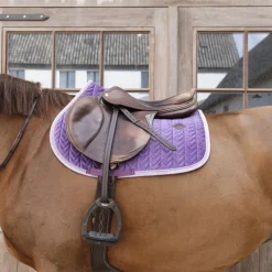 KENTUCKY HORSEWEAR Tapis de selle cheval Velvet Contrast - Kentucky< Idées Cadeaux|Tapis De Dressage