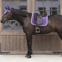 KENTUCKY HORSEWEAR Tapis de selle cheval Velvet Contrast - Kentucky< Idées Cadeaux|Tapis De Dressage