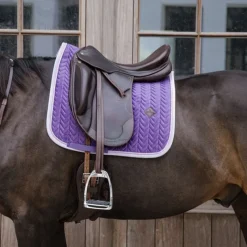 KENTUCKY HORSEWEAR Tapis de selle cheval Velvet Contrast - Kentucky< Idées Cadeaux|Tapis De Dressage