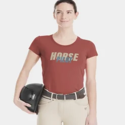HORSE PILOT Tee-shirt Femme Team -<Femme Idées Cadeaux|Tee-Shirts Et Polos Équitation Femme