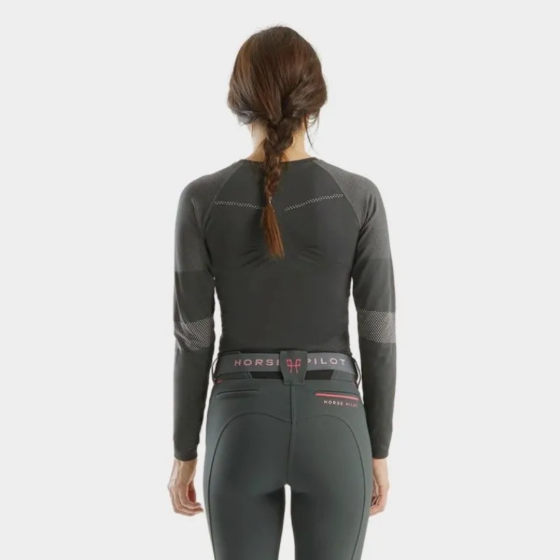 HORSE PILOT Tee-shirt manches longues Femme Optimax correction posturale -<Femme Tee-Shirts Et Polos Équitation Femme
