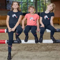 ELT Tee-shirt équitation enfant Lucky Lily -< Equipement Équitation Pas Cher|Cavalière Junior