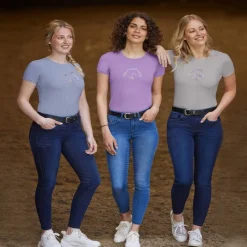 ELT Tee-Shirt équitation femme Los Angeles -<Femme Equipement Équitation Pas Cher|Tee-Shirts Et Polos Équitation Femme
