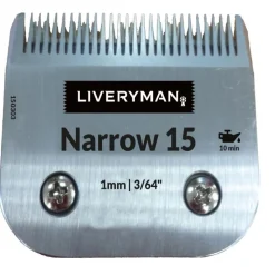 LIVERYMAN Tête de coupe de finition peigne tondeuse cheval Narrow 46mm 1mm tonte courte 1mm -< Tondeuse Cheval