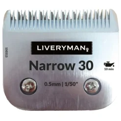 LIVERYMAN Tête de coupe de finition peigne tondeuse cheval Narrow 46 mm tête/membres 0,5 mm -< Tondeuse Cheval