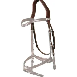 DYON Tétière de bridon 1 branche avec sous-gorge New English Collection -< Accessoires De Bridon Cheval