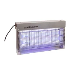 STABLE PRO Tue-mouche électrique inox 2x15 W IPX4 - EcoKill< Piège Anti-Insecte Cheval