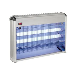 STABLE PRO Tue-mouches électrique aluminium 2 x 15 W EcoKill< Piège Anti-Insecte Cheval