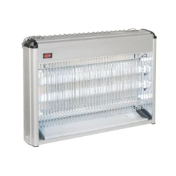 STABLE PRO Tue-mouches électrique aluminium 2 x 15 W EcoKill< Piège Anti-Insecte Cheval