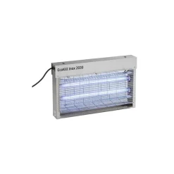 STABLE PRO Tue-mouches électrique inox 2 x 15 W EcoKill< Piège Anti-Insecte Cheval