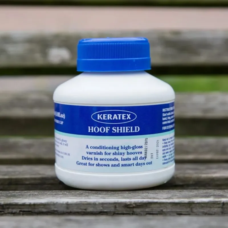 KERATEX Vernis sabot cheval transparent et protecteur Hoof Shield -< Huile Sabot Cheval