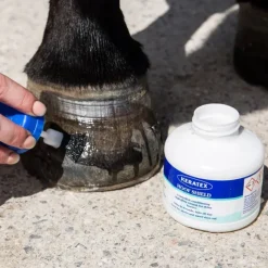 KERATEX Vernis sabot cheval transparent et protecteur Hoof Shield -< Huile Sabot Cheval