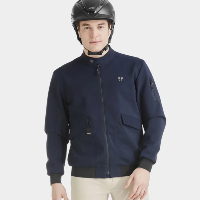 HORSE PILOT Veste d'équitation Teddy compatible Airbag Homme -<Homme Blousons, Parkas Homme